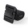 Black Branded Luggage Straps